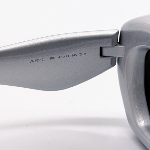 NEW LOEWE LW40117I 20C SILVER UNISEX SUNGLASSES LOEWE - Picture 11 of 13